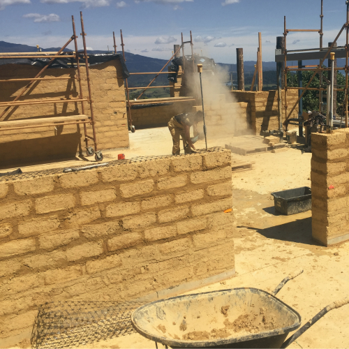 Adobe Brick Manufacture &
Earthbuilding Construction